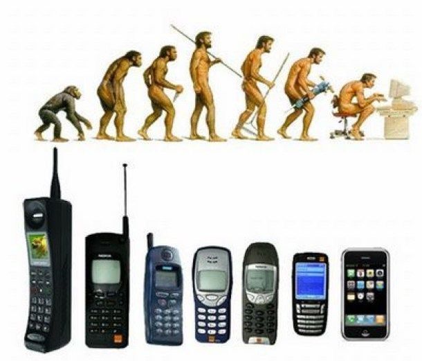 Evolucija mobilnih telefona